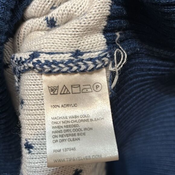 Tipsy elves women’s ugly Christmas sweater dress reindeer fair isle knit large - Picture 6 of 6